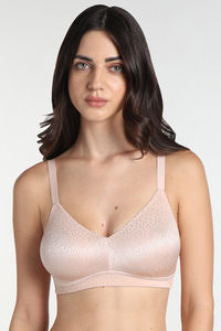 Wacoal Single Layered Non-Wired Full Coverage T-Shirt Bra - Rose Dust — thumbnail 2